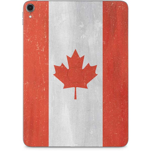 Canada Flag Distressed Apple iPad Pro Skin